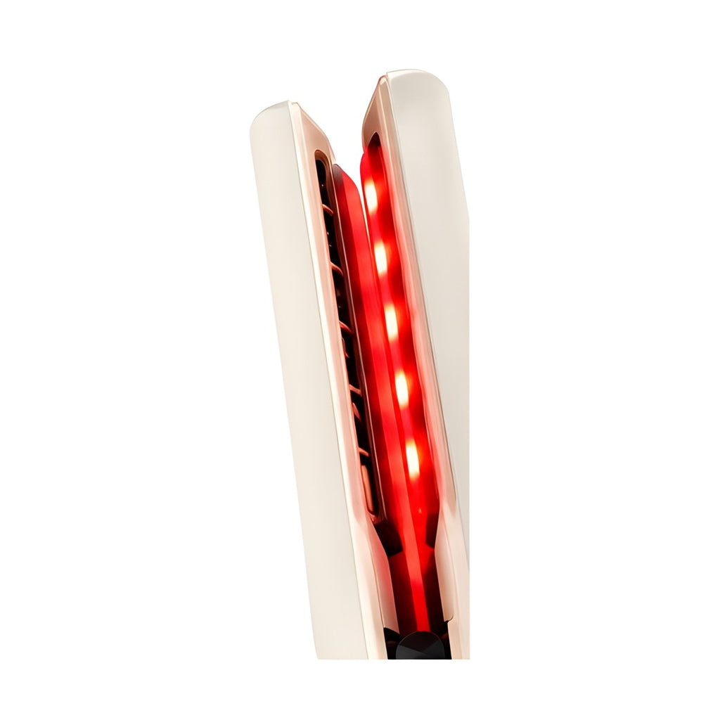 Air Straightener, elementos calefactores rojos de cerca