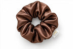 Scrunchie Set, de Chocolate scrunchie van satijn